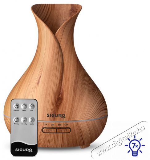 Siguro AD-G400LW Silvery Blue Aroma diff&uacute;zor Sz&eacute;ps&eacute;g&aacute;pol&aacute;s / Eg&eacute;szs&eacute;g - L&eacute;gtiszt&iacute;t&oacute; / p&aacute;r&aacute;s&iacute;t&oacute; / p&aacute;r&aacute;tlan&iacute;t&oacute; - P&aacute;r&aacute;s&iacute;t&oacute; - 526027