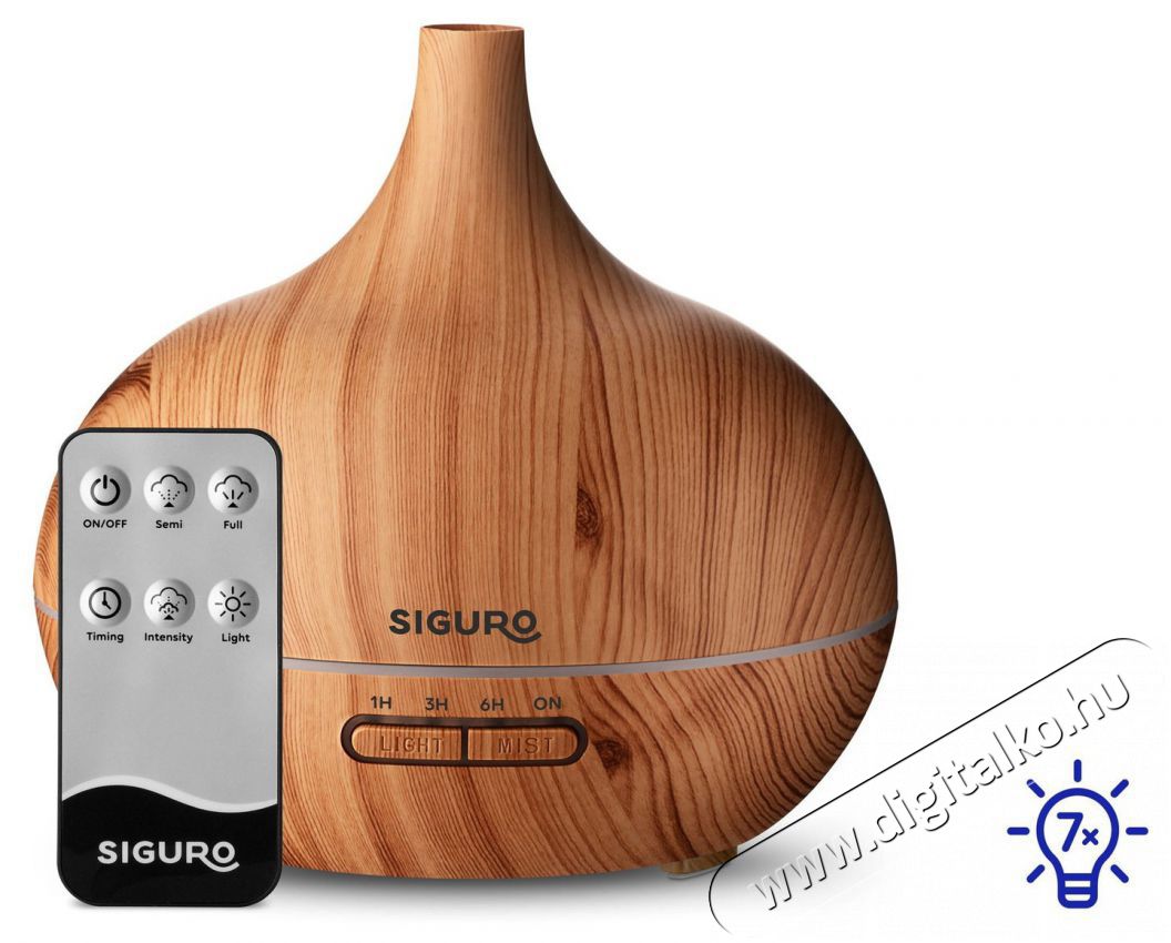 Siguro AD-G410LW Comma Aroma diff&uacute;zor Sz&eacute;ps&eacute;g&aacute;pol&aacute;s / Eg&eacute;szs&eacute;g - L&eacute;gtiszt&iacute;t&oacute; / p&aacute;r&aacute;s&iacute;t&oacute; / p&aacute;r&aacute;tlan&iacute;t&oacute; - P&aacute;r&aacute;s&iacute;t&oacute; - 526029