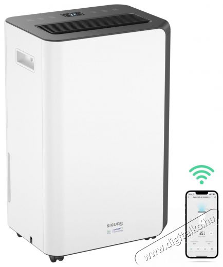 Siguro DH-G400W Archelon, 16 l, WiFi P&aacute;ramentes&iacute;tő Sz&eacute;ps&eacute;g&aacute;pol&aacute;s / Eg&eacute;szs&eacute;g - L&eacute;gtiszt&iacute;t&oacute; / p&aacute;r&aacute;s&iacute;t&oacute; / p&aacute;r&aacute;tlan&iacute;t&oacute; - P&aacute;ramentes&iacute;tő - 526046