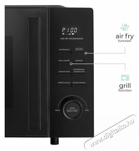 Siguro D110B 3in1 Mikrohull&aacute;m&uacute; s&uuml;tő Konyhai term&eacute;kek - Mikrohull&aacute;m&uacute; s&uuml;tő - Mikrohull&aacute;m&uacute; s&uuml;tő (szabadon&aacute;ll&oacute;) - 537670