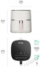 Siguro AF-S500BE Air Fry Crisp Konyhai term&eacute;kek - Konyhai kisg&eacute;p (s&uuml;t&eacute;s / főz&eacute;s / hűt&eacute;s / &eacute;telk&eacute;sz&iacute;t&eacute;s) - Olajs&uuml;tő - 537995