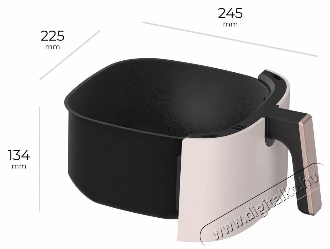 Siguro AF-S500BE Air Fry Crisp Konyhai term&eacute;kek - Konyhai kisg&eacute;p (s&uuml;t&eacute;s / főz&eacute;s / hűt&eacute;s / &eacute;telk&eacute;sz&iacute;t&eacute;s) - Olajs&uuml;tő - 537995