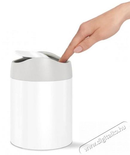 SimpleHuman CW2079 1.5 literes asztali szemetes - feh&eacute;r H&aacute;ztart&aacute;s / Otthon / K&uuml;lt&eacute;r - Lak&aacute;sfelszerel&eacute;s - Szemetes - 364562