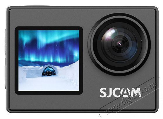 SJCAM Aciton SJ4000 Dual Screen 4K fekete sportkamera F&eacute;nyk&eacute;pezőg&eacute;p / kamera - Sport kamera - 4K felbont&aacute;s&uacute; - 514440