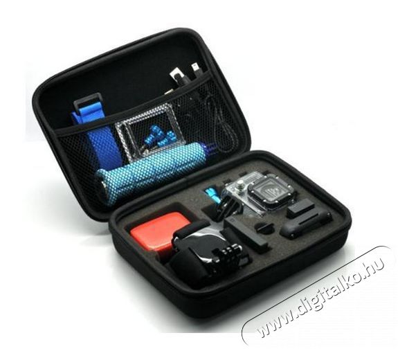 SJ/GP SJ/GP-75 kameratart&oacute; t&aacute;ska, kis m&eacute;ret (17x12x7 cm) sportkamer&aacute;hoz (SJCAM, GoPro) F&eacute;nyk&eacute;pezőg&eacute;p / kamera - Sport kamera tartoz&eacute;kok - Tok - 303833