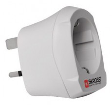 Skross EUTOUK 1.500230-E UK adapter csatlakozóaljzat Háztartás / Otthon / Kültér - Világítás / elektromosság - Hálózati elosztó / hosszabbító / adapter - 387681