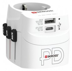 Skross 1.302473 UTAZÓ ADAPTER Tv kiegészítők - Fali tartó / konzol - Kiegészítő / adapter - 496629
