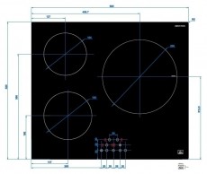 SLX 5IF-3SB indukci&oacute;s főzőlap Konyhai term&eacute;kek - S&uuml;tő-főzőlap, tűzhely (be&eacute;p&iacute;thető) - Indukci&oacute;s főzőlap (be&eacute;p&iacute;thető) - 526734