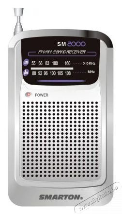 Smarton SM 2000 Hordozhat&oacute; r&aacute;di&oacute; Audio-Video / Hifi / Multim&eacute;dia - R&aacute;di&oacute; / &oacute;r&aacute;s r&aacute;di&oacute; - Hordozhat&oacute;, zseb-, t&aacute;ska r&aacute;di&oacute; - 261701