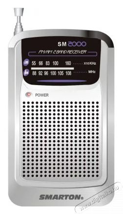 Smarton SM 2000 Hordozhat&oacute; r&aacute;di&oacute; Audio-Video / Hifi / Multim&eacute;dia - R&aacute;di&oacute; / &oacute;r&aacute;s r&aacute;di&oacute; - Hordozhat&oacute;, zseb-, t&aacute;ska r&aacute;di&oacute; - 261701