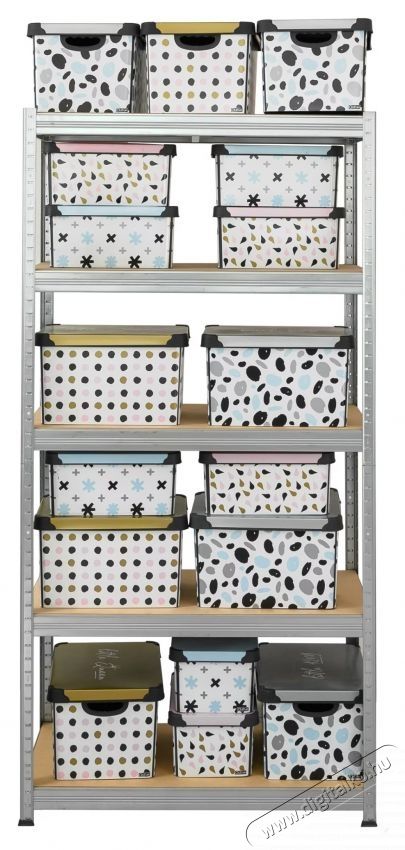SmartStorage 954541 f&eacute;m polc, 180 x 90 x 45 cm, 5 MDF polc, 100 kg / polc H&aacute;ztart&aacute;s / Otthon / K&uuml;lt&eacute;r - Egy&eacute;b h&aacute;ztart&aacute;si term&eacute;k - 535726