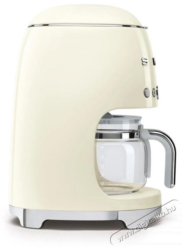 Smeg 50's Retro Style 1,4l 10 cs&eacute;sze, kr&eacute;msz&iacute;n Konyhai term&eacute;kek - K&aacute;v&eacute;főző / k&aacute;v&eacute;&ouml;rlő / kieg&eacute;sz&iacute;tő - Filteres k&aacute;v&eacute;főző - 512861