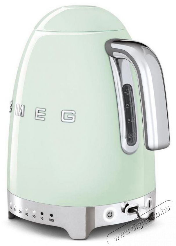 Smeg 50's Retro Style 1,7l LED kijelző pasztell z&ouml;ld &Uacute;jdons&aacute;gok - &Uacute;j term&eacute;kek - 513230