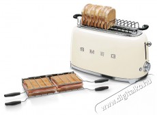 Smeg 50-es Retro Style st&iacute;lus&uacute; 4x2 kr&eacute;m 950W Konyhai term&eacute;kek - Konyhai kisg&eacute;p (s&uuml;t&eacute;s / főz&eacute;s / hűt&eacute;s / &eacute;telk&eacute;sz&iacute;t&eacute;s) - Keny&eacute;rpir&iacute;t&oacute; - 520632