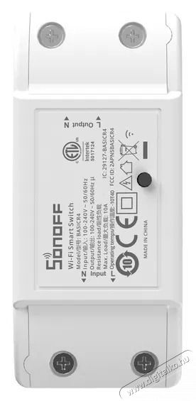 SONOFF BASICR4 WiFi Smart Switch H&aacute;ztart&aacute;s / Otthon / K&uuml;lt&eacute;r - Okos otthon - Kieg&eacute;sz&iacute;tő - 520659