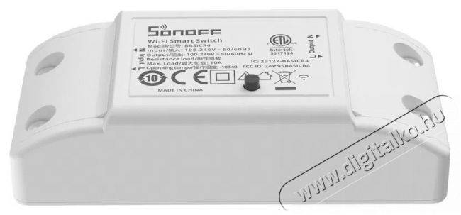SONOFF BASICR4 WiFi Smart Switch H&aacute;ztart&aacute;s / Otthon / K&uuml;lt&eacute;r - Okos otthon - Kieg&eacute;sz&iacute;tő - 520659