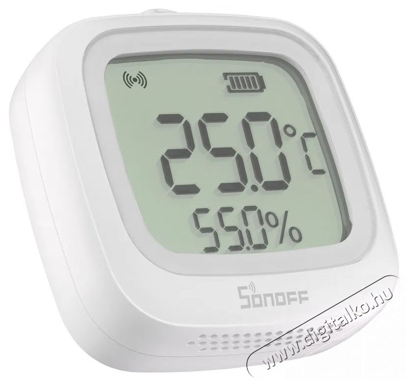 SONOFF IP65 Zigbee LCD Smart Temperature Humidity Sensor SNZB-02WD H&aacute;ztart&aacute;s / Otthon / K&uuml;lt&eacute;r - Okos otthon - Kieg&eacute;sz&iacute;tő - 520662