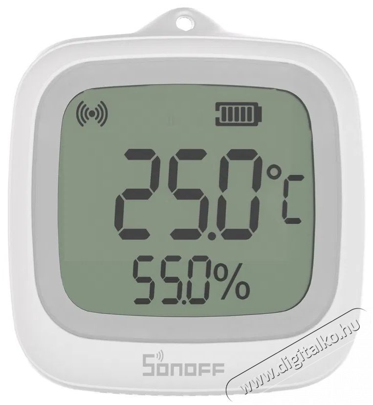 SONOFF IP65 Zigbee LCD Smart Temperature Humidity Sensor SNZB-02WD H&aacute;ztart&aacute;s / Otthon / K&uuml;lt&eacute;r - Okos otthon - Kieg&eacute;sz&iacute;tő - 520662