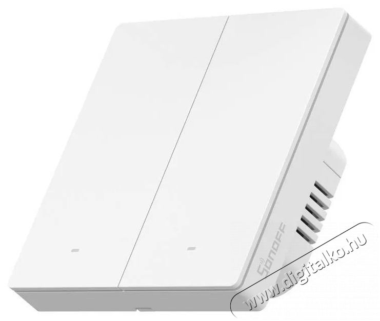 SONOFF SwitchMan Smart Wall Switch-M5 Matter (White), 2 gang H&aacute;ztart&aacute;s / Otthon / K&uuml;lt&eacute;r - Okos otthon - Kieg&eacute;sz&iacute;tő - 520685