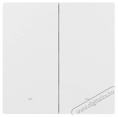 SONOFF SwitchMan Smart Wall Switch-M5 Matter (White), 2 gang H&aacute;ztart&aacute;s / Otthon / K&uuml;lt&eacute;r - Okos otthon - Kieg&eacute;sz&iacute;tő - 520685