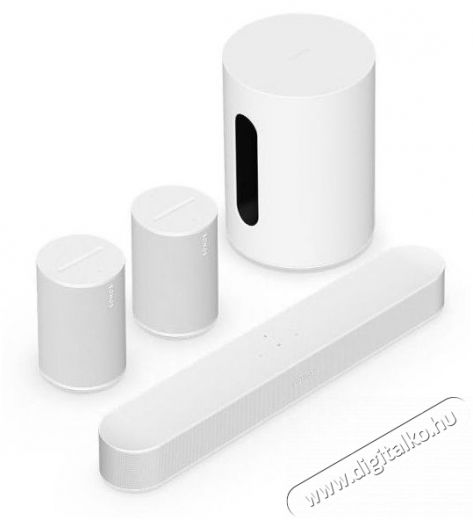 Sonos BEAM feh&eacute;r + Sub Mini + 2x Era 100 Audio-Video / Hifi / Multim&eacute;dia - H&aacute;zimozi - DVD h&aacute;zimozi szett - 530454