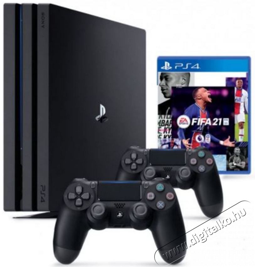 SONY PlayStation 4 Pro 1TB + Fifa 21 + 1db DualShock 4 v2 kontroller Iroda &eacute;s sz&aacute;m&iacute;t&aacute;stechnika - J&aacute;t&eacute;k konzol - Playstation 4 (PS4) konzol - 369941