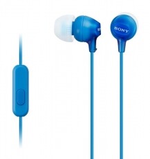 SONY MDR-EX15APLI fülhallgató - kék Audio-Video / Hifi / Multimédia - Fül és Fejhallgatók - Fülhallgató mikrofonnal / headset - 288778