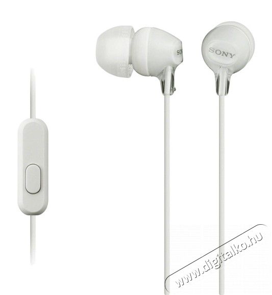 SONY MDR-EX15APW f&uuml;lhallgat&oacute; - feh&eacute;r Audio-Video / Hifi / Multim&eacute;dia - F&uuml;l &eacute;s Fejhallgat&oacute;k - F&uuml;lhallgat&oacute; mikrofonnal / headset - 288792