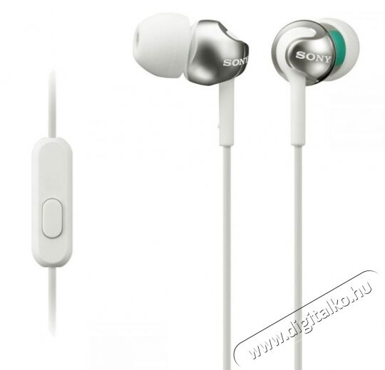 SONY MDR-EX110APW f&uuml;lhallgat&oacute; - feh&eacute;r Audio-Video / Hifi / Multim&eacute;dia - F&uuml;l &eacute;s Fejhallgat&oacute;k - F&uuml;lhallgat&oacute; mikrofonnal / headset - 288769