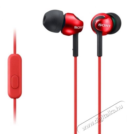 SONY MDR-EX110APR f&uuml;lhallgat&oacute; - piros Audio-Video / Hifi / Multim&eacute;dia - F&uuml;l &eacute;s Fejhallgat&oacute;k - F&uuml;lhallgat&oacute; mikrofonnal / headset - 288788