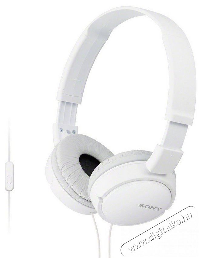 SONY MDR-ZX110APW mikrofonos fejhallgat&oacute; - feh&eacute;r Audio-Video / Hifi / Multim&eacute;dia - F&uuml;l &eacute;s Fejhallgat&oacute;k - Fejhallgat&oacute; mikrofonnal / headset - 297499