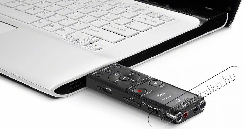 SONY ICDUX570B USB csatlakoz&oacute;s fekete digit&aacute;lis diktafon - 4GB Mobil / Kommunik&aacute;ci&oacute; / Smart - Diktafon - Diktafon - 368336