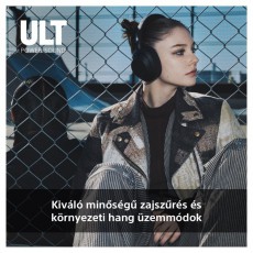 SONY WHULT900NB.CE7 ULT WEAR zajszűrős fekete Bluetooth fejhallgat&oacute; Audio-Video / Hifi / Multim&eacute;dia - F&uuml;l &eacute;s Fejhallgat&oacute;k - Fejhallgat&oacute; - 497349