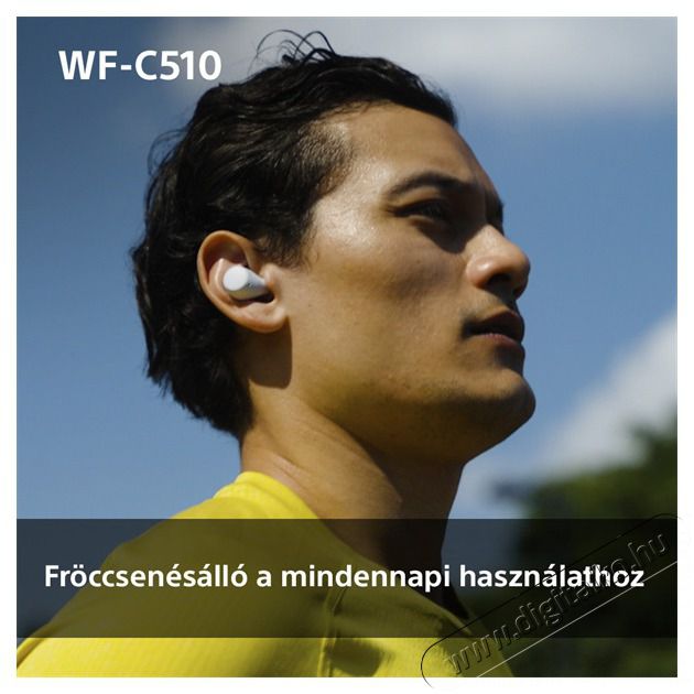 SONY WFC510W.CE7 True Wireless Bluetooth feh&eacute;r f&uuml;lhallgat&oacute; Audio-Video / Hifi / Multim&eacute;dia - Hordozhat&oacute;, vezet&eacute;k n&eacute;lk&uuml;li / bluetooth hangsug&aacute;rz&oacute; - Hordozhat&oacute;, vezet&eacute;k n&eacute;lk&uuml;li / bluetooth hangsug&aacute;rz&oacute; - 507126