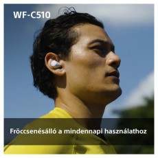 SONY WFC510W.CE7 True Wireless Bluetooth feh&eacute;r f&uuml;lhallgat&oacute; Audio-Video / Hifi / Multim&eacute;dia - Hordozhat&oacute;, vezet&eacute;k n&eacute;lk&uuml;li / bluetooth hangsug&aacute;rz&oacute; - Hordozhat&oacute;, vezet&eacute;k n&eacute;lk&uuml;li / bluetooth hangsug&aacute;rz&oacute; - 507126