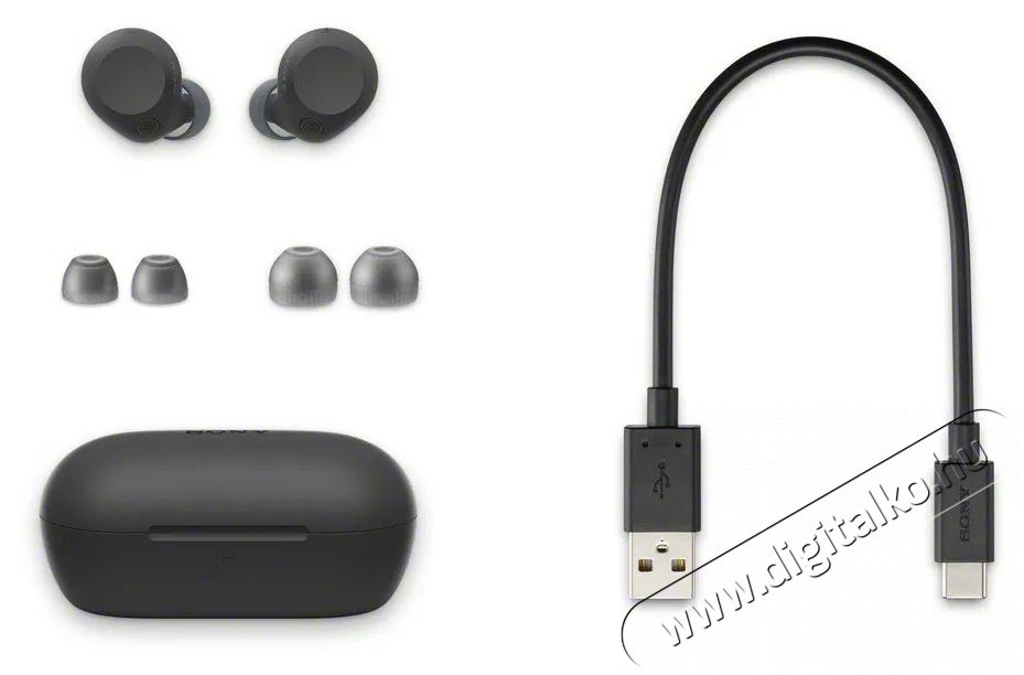 SONY Noise Cancelling WF-C710N, Vezet&eacute;k n&eacute;lk&uuml;li zajszűrős f&uuml;lhallgat&oacute; fekete Audio-Video / Hifi / Multim&eacute;dia - F&uuml;l &eacute;s Fejhallgat&oacute;k - F&uuml;lhallgat&oacute; - 510247