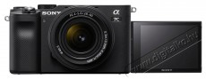 SONY Alpha A7C fekete váz Fényképezőgép / kamera - Kompakt fényképezőgép - Félprofi tudású kompakt - 520062