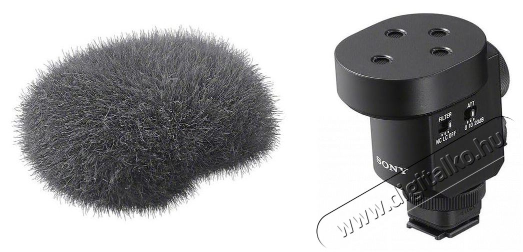 SONY ECM-M1 Fot&oacute;-Vide&oacute; kieg&eacute;sz&iacute;tők - Mikrofon - Puska mikrofon - 526133