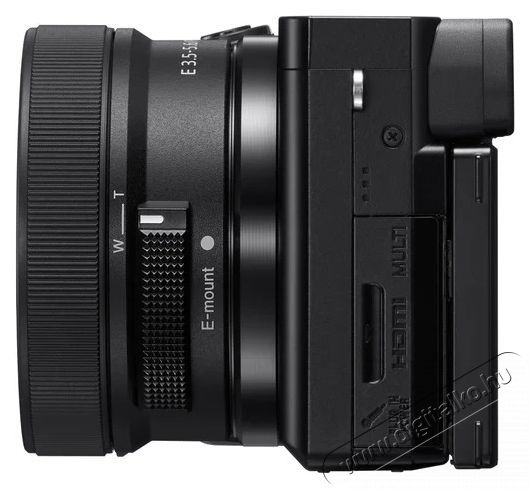 SONY Alpha A6100A Mirrorless f&eacute;nyk&eacute;pezőg&eacute;p, 24.2MP, 4K, Fekete + SELP16502 16-50mm objekt&iacute;v (ILCE6100AKB.CEC) F&eacute;nyk&eacute;pezőg&eacute;p / kamera - Kompakt f&eacute;nyk&eacute;pezőg&eacute;p - Norm&aacute;l tud&aacute;s&uacute; kompakt - 538314