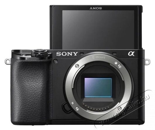 SONY Alpha A6100A Mirrorless f&eacute;nyk&eacute;pezőg&eacute;p, 24.2MP, 4K, Fekete + SELP16502 16-50mm objekt&iacute;v (ILCE6100AKB.CEC) F&eacute;nyk&eacute;pezőg&eacute;p / kamera - Kompakt f&eacute;nyk&eacute;pezőg&eacute;p - Norm&aacute;l tud&aacute;s&uacute; kompakt - 538314