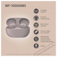 SONY 1000XM5P.CE7 vezet&eacute;k n&eacute;lk&uuml;li zajszűrős f&uuml;lhallgat&oacute;, Pink Audio-Video / Hifi / Multim&eacute;dia - F&uuml;l &eacute;s Fejhallgat&oacute;k - Fejhallgat&oacute; - 540500