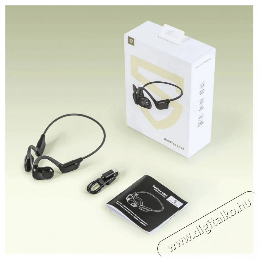 Soundpeats RunFree Lite 2 Audio-Video / Hifi / Multim&eacute;dia - F&uuml;l &eacute;s Fejhallgat&oacute;k - F&uuml;lhallgat&oacute; mikrofonnal / headset - 519194
