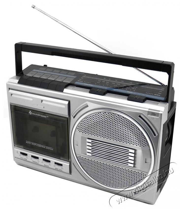 Soundmaster RR20SI Audio-Video / Hifi / Multim&eacute;dia - Hordozhat&oacute; CD / DVD / Multim&eacute;dia k&eacute;sz&uuml;l&eacute;k - Hordozhat&oacute; CD / Multim&eacute;dia r&aacute;di&oacute;magn&oacute; / Boombox - 526143