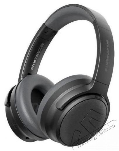 Soundpeats Space Pro Black Audio-Video / Hifi / Multim&eacute;dia - F&uuml;l &eacute;s Fejhallgat&oacute;k - F&uuml;lhallgat&oacute; mikrofonnal / headset - 519195