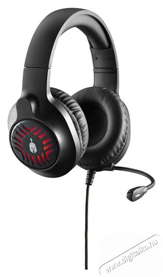 SPARTAN GEAR - Medusa Wired fekete headset Audio-Video / Hifi / Multim&eacute;dia - F&uuml;l &eacute;s Fejhallgat&oacute;k - Fejhallgat&oacute; mikrofonnal / headset - 405040