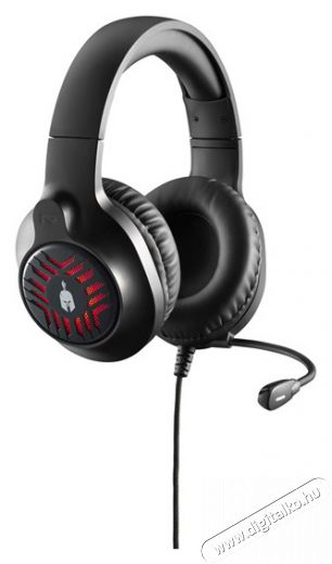SPARTAN GEAR - Medusa Wired fekete headset Audio-Video / Hifi / Multim&eacute;dia - F&uuml;l &eacute;s Fejhallgat&oacute;k - Fejhallgat&oacute; mikrofonnal / headset - 405040