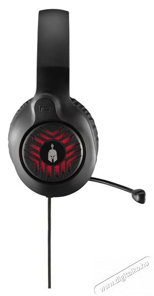 SPARTAN GEAR - Medusa Wired fekete headset Audio-Video / Hifi / Multim&eacute;dia - F&uuml;l &eacute;s Fejhallgat&oacute;k - Fejhallgat&oacute; mikrofonnal / headset - 405040