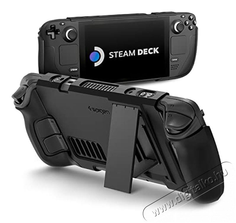 SPIGEN Thin Fit with Kick Stand Black Steam Deck &Uacute;jdons&aacute;gok - &Uacute;j term&eacute;kek - 520742