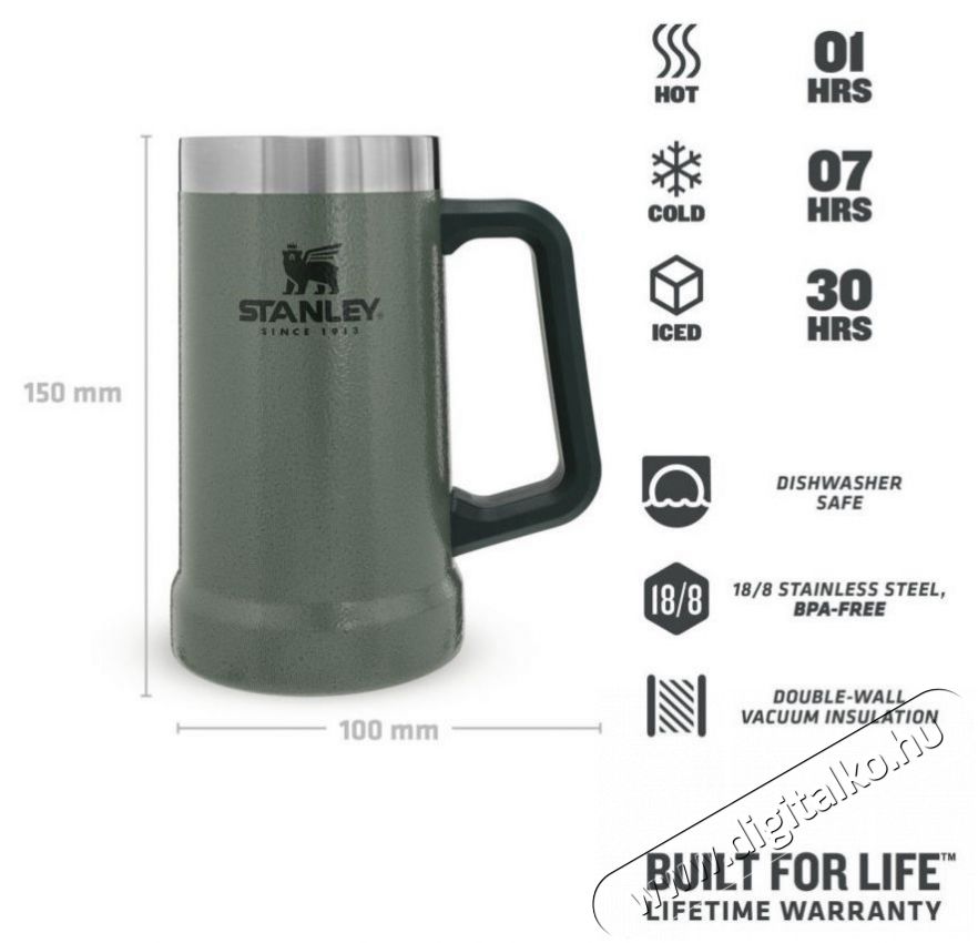 Stanley Adventure Series V&aacute;kuumos s&ouml;r&ouml;skors&oacute; 700 ml - z&ouml;ld Konyhai term&eacute;kek - Ed&eacute;ny - Termosz - 526176