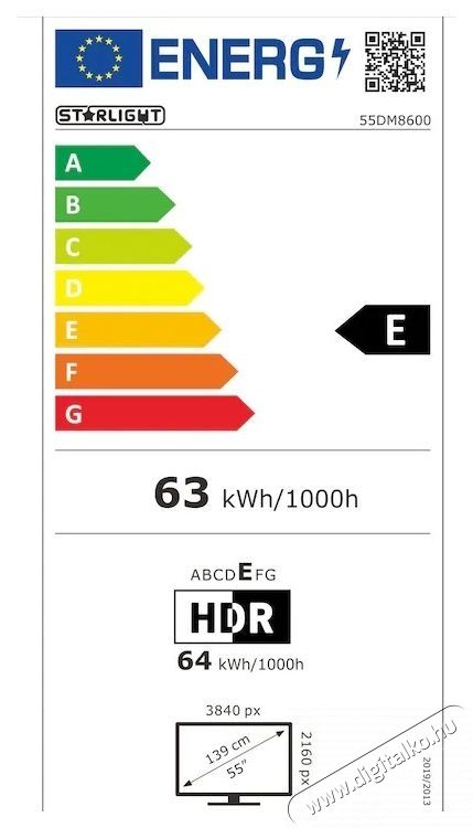 Star-Light 65DM8600 QLED telev&iacute;zi&oacute;, 164 cm, Smart, 4K Ultra HD, E energiaoszt&aacute;ly Telev&iacute;zi&oacute;k - LED telev&iacute;zi&oacute; - UHD 4K felbont&aacute;s&uacute; - 535762